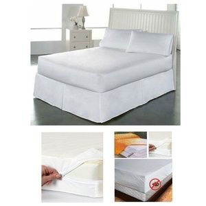 Twin Size Fabric Zipperd Mattress Cover Waterproof